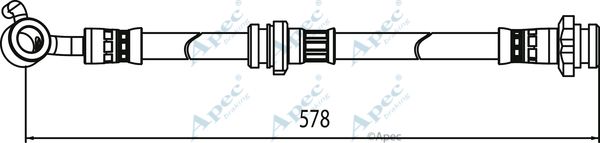 APEC BRAKING stabdžių žarnelė HOS4051